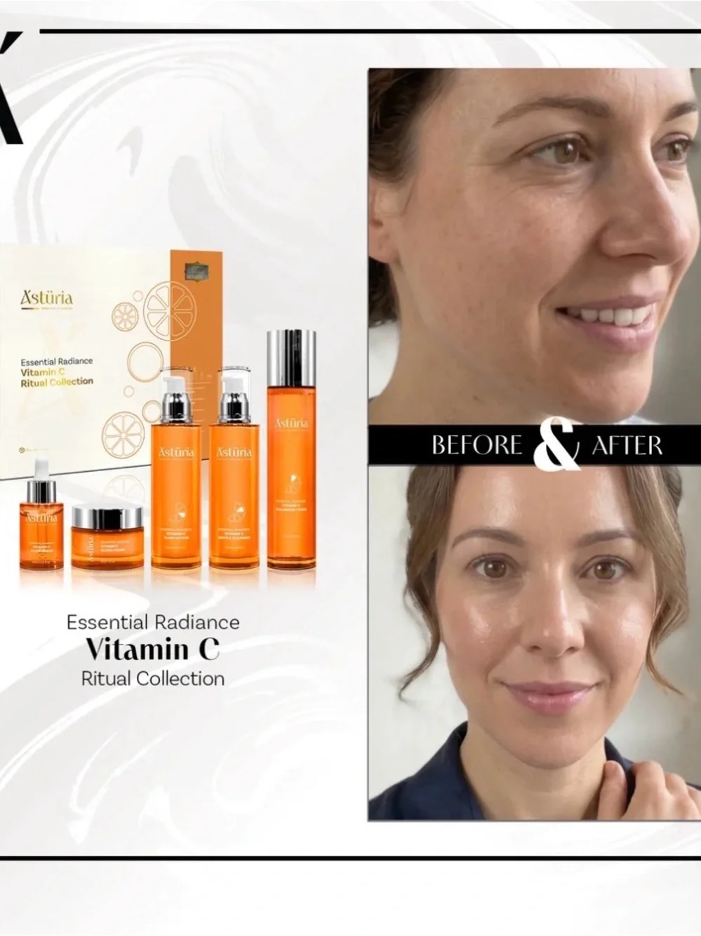 Luxury Skin Care Asturia Essential Radiance Vitamin C Skincare Set MSRP: $5,500